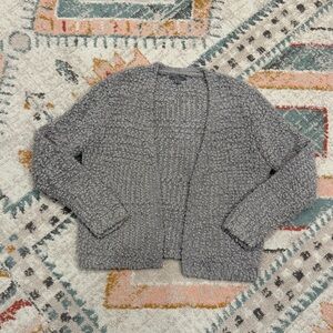 Barefoot Dreams Bouclé Cardi / Open-Front Knit Cardigan | XS | Beach Rock